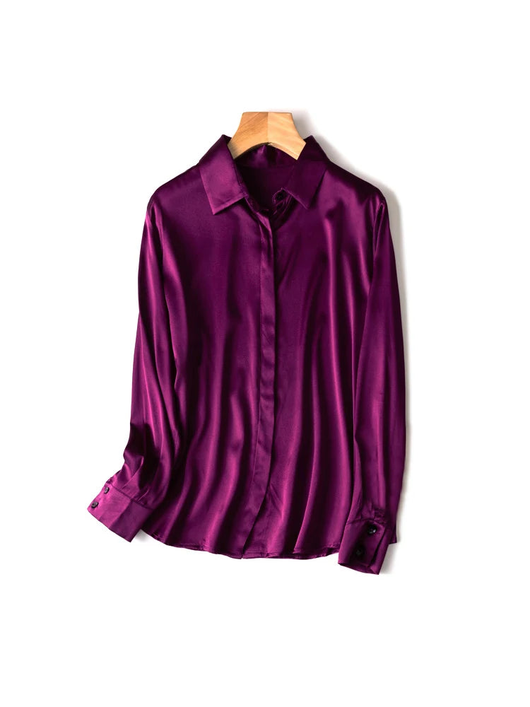 Women's Collared Long Sleeve Shirt