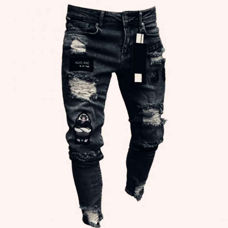 Men's Straight Leg Denim Jeans for Casual Everyday Wear