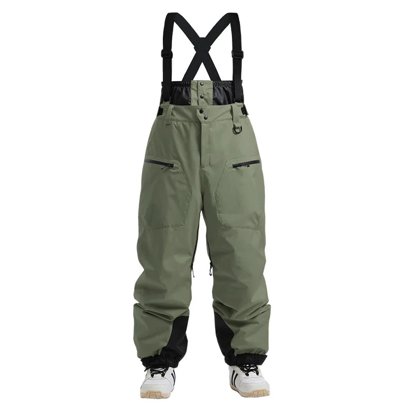 Full Length Suspender Ski and Snowboard Winter Bib Pants