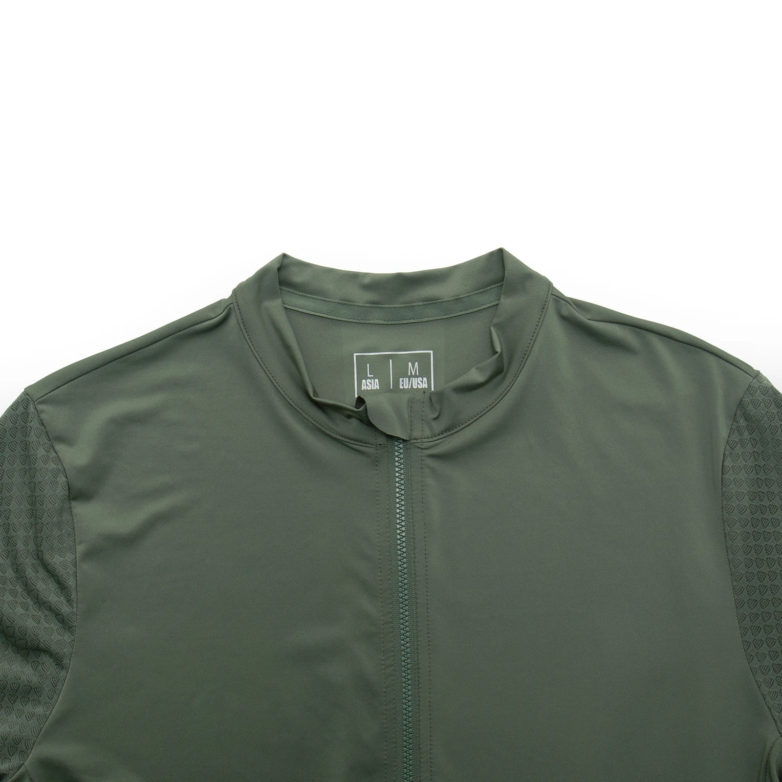 Men's Short Sleeve Full-Zip Cycling Jersey with Mesh Sleeves and Pockets
