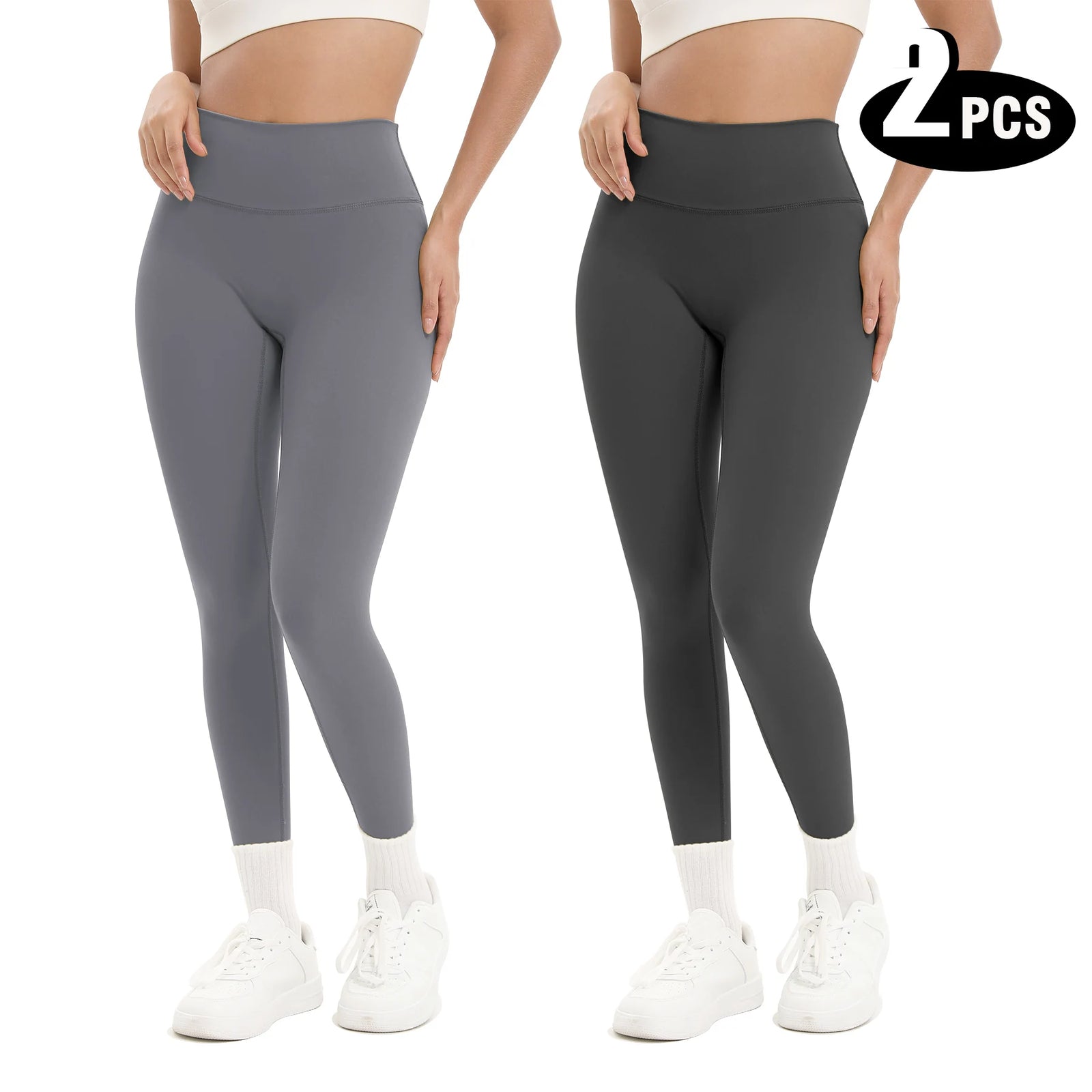Women's Textured Full Length Leggings For Workout Outfits