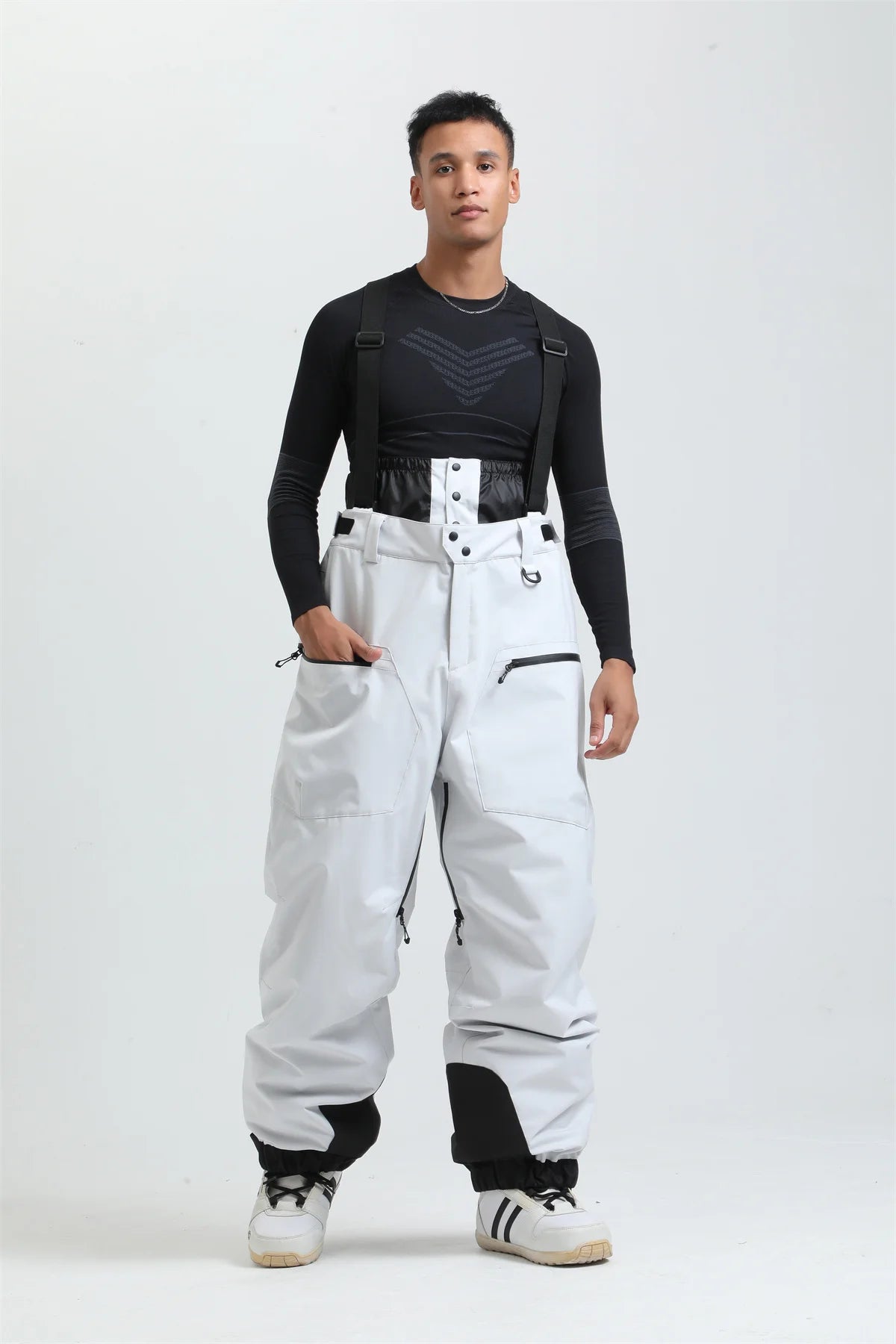 Full Length Suspender Ski and Snowboard Winter Bib Pants
