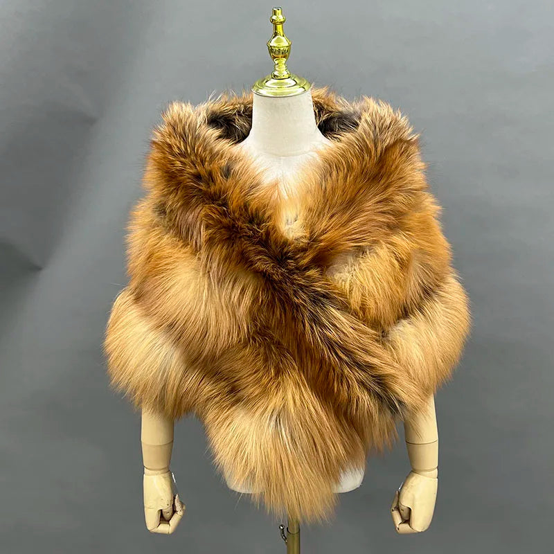 Plush Cross Front Wrap Cape for Layering over Outfits