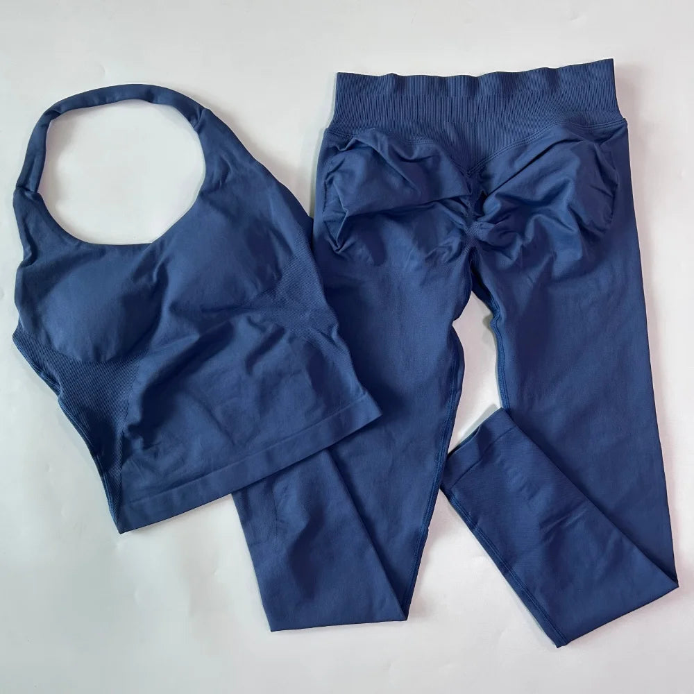 Women's Tank And Shorts Yoga Set For Workout Outfits
