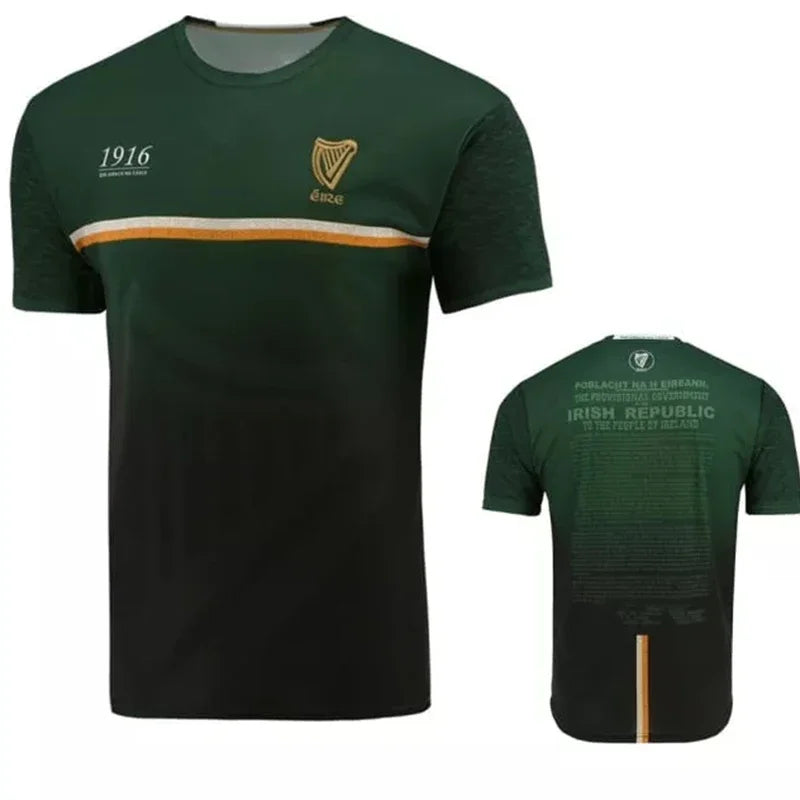 Ireland Commemoration Football Short Sleeve T-shirt For Sports Outfits