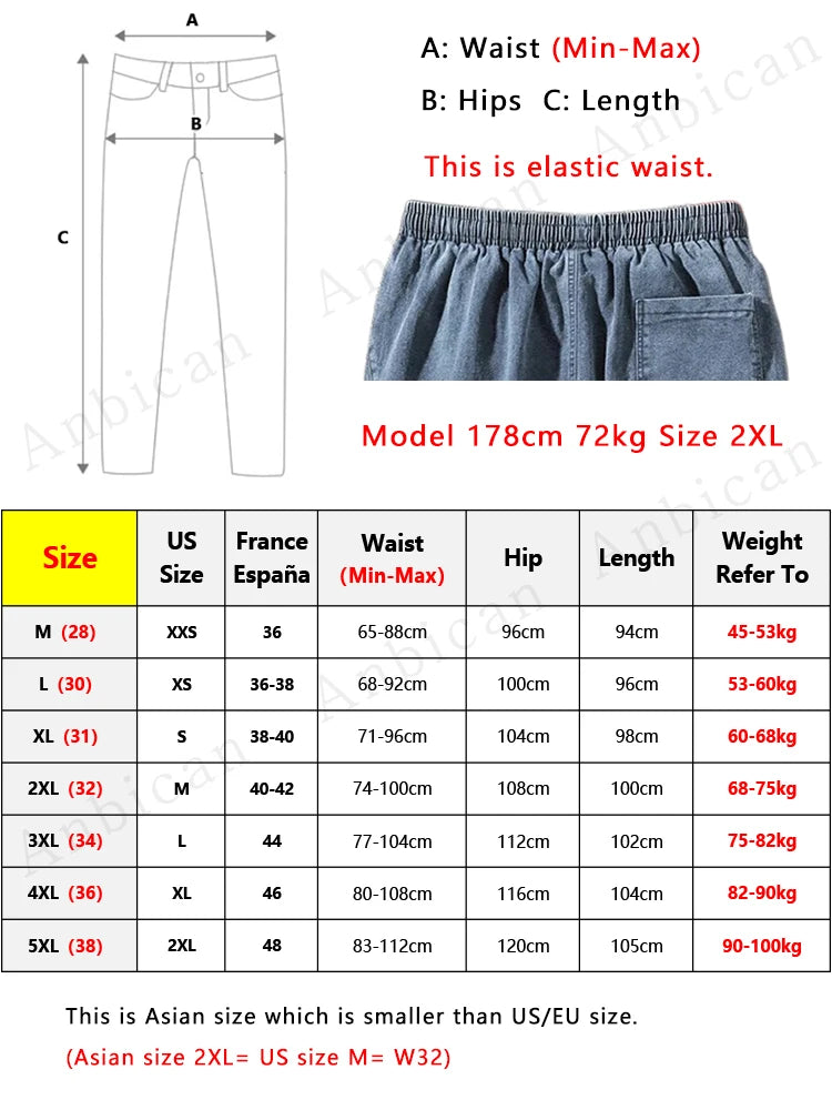 Men's Wide Leg Denim Jeans for Casual Everyday Wear