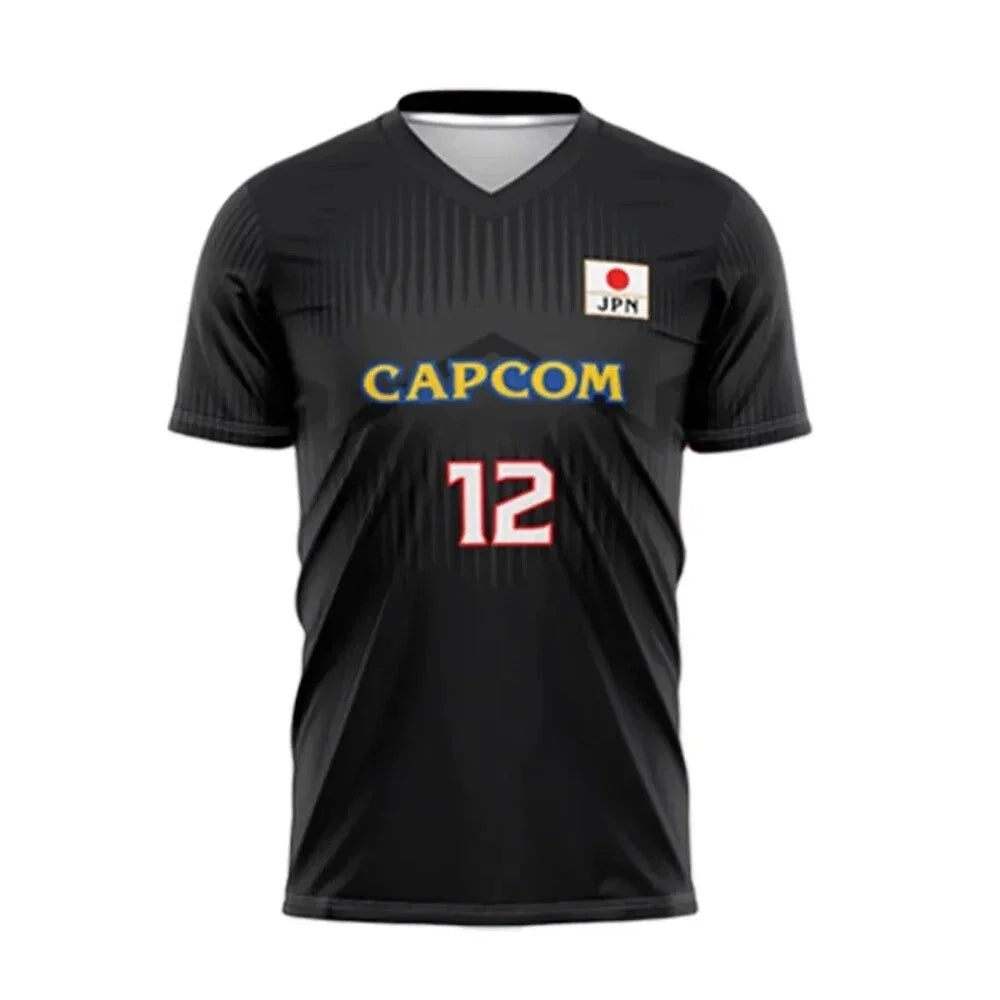 Japan Number Twelve Volleyball Short Sleeve Jersey For Sports Outfits