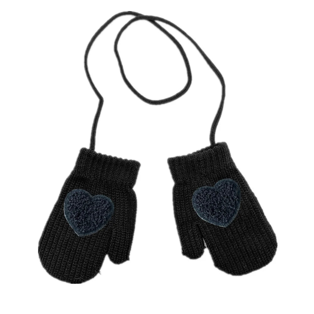 Children's Cotton Knitted Beanie with Patch Designs and Original Size Options