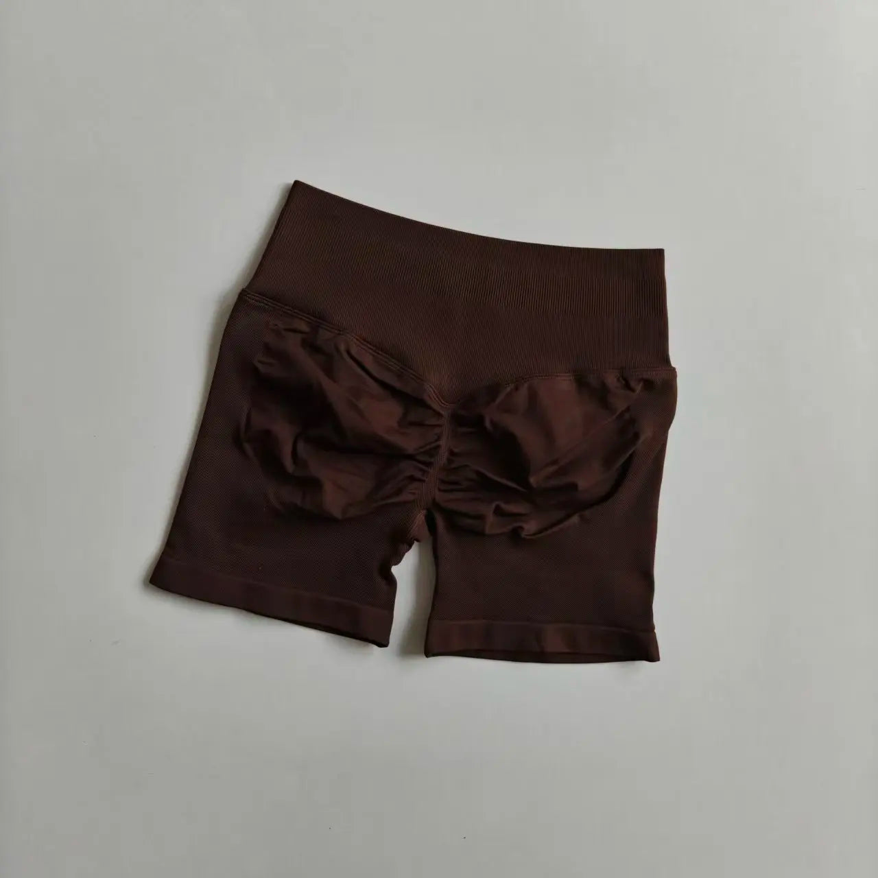 Women's High Waist Scrunch Back Shorts for Yoga and Gym Workouts
