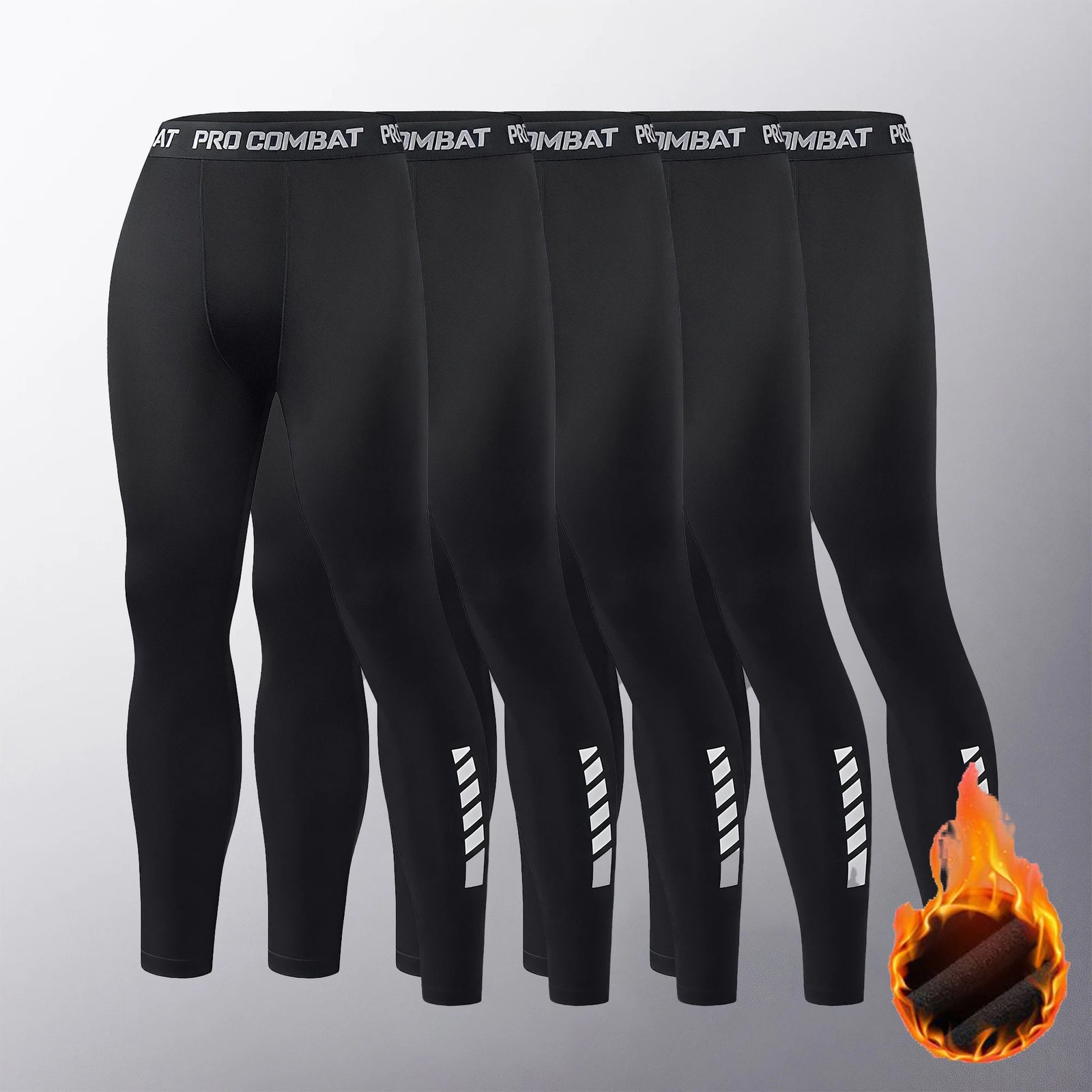 Men's Fitted Training Leggings for Gym and Running