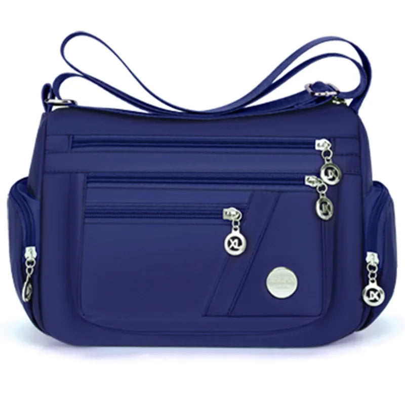Multi Pocket Crossbody Bag with Adjustable Shoulder Strap