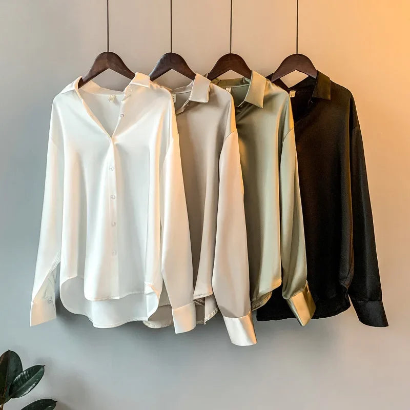 Women's Collared Long Sleeve Shirt