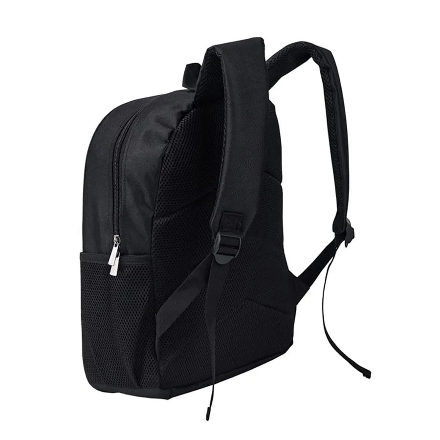 Children's Gamepad Print Backpack with Front Pocket and Twin Shoulder Straps