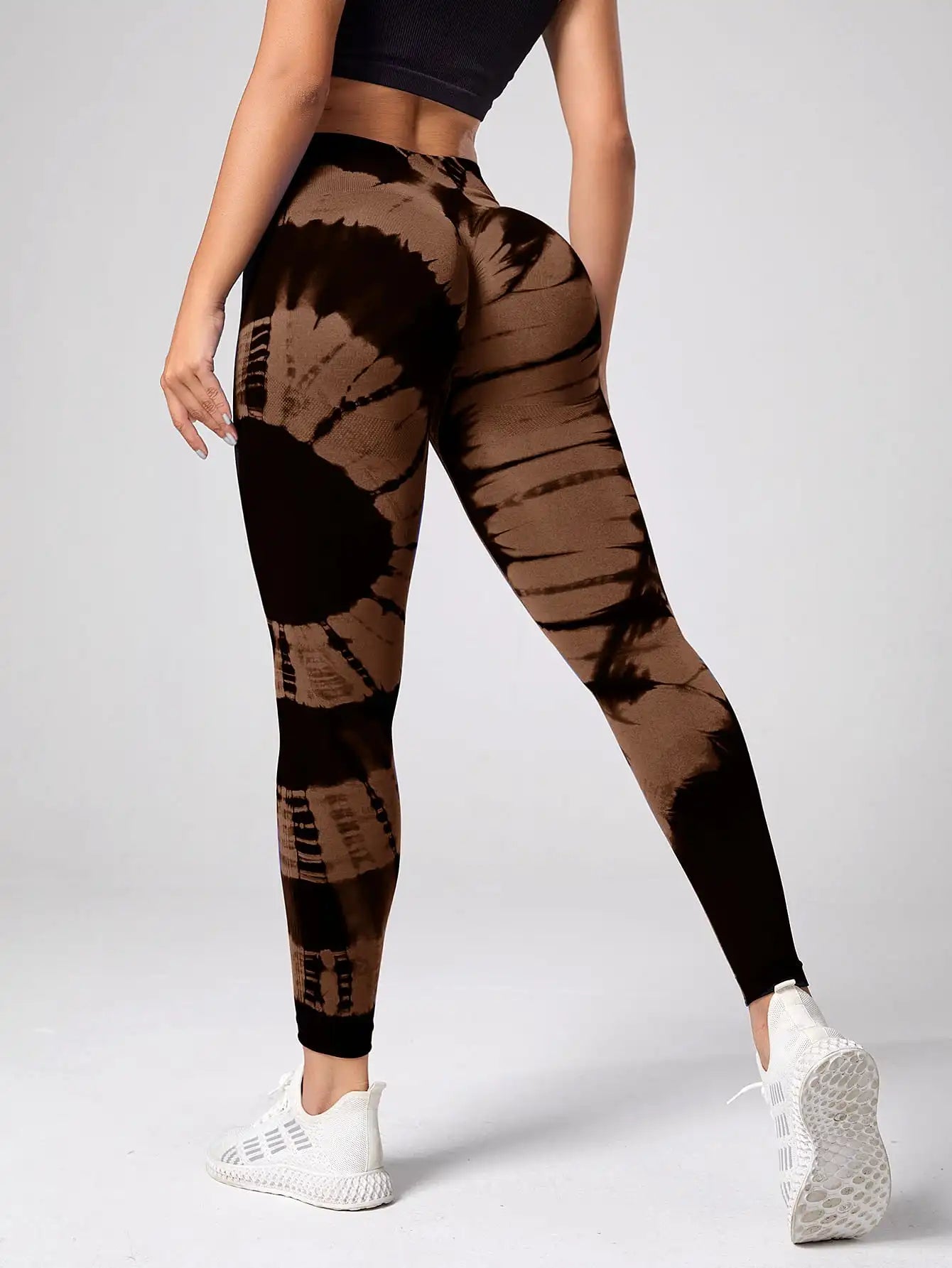 Women's Tie Dye Full Length Leggings For Workout Outfits