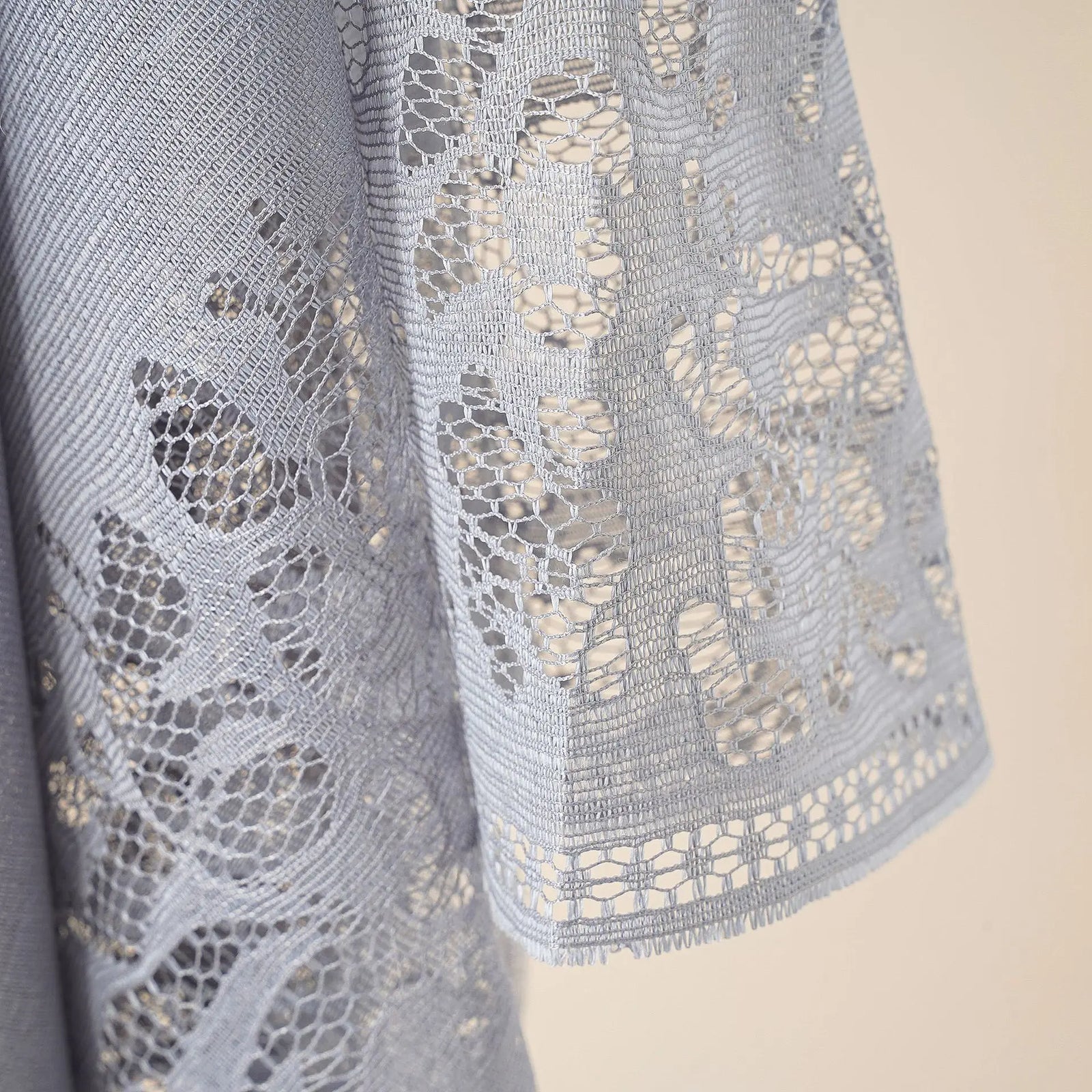 Long Lace Open Front Cardigan for Layering over Outfits