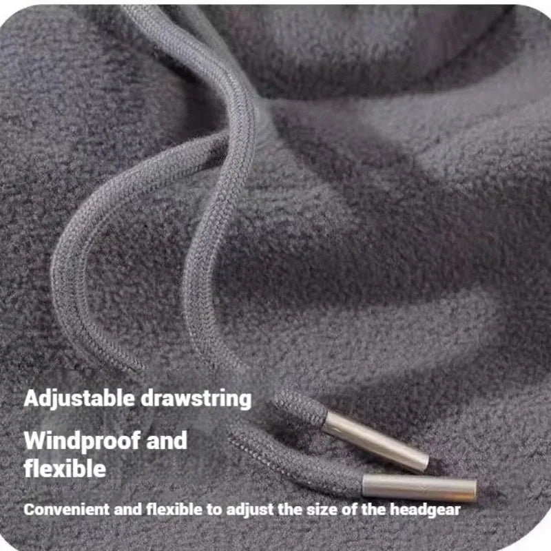Drawstring Balaclava Hood with Head and Neck Coverage