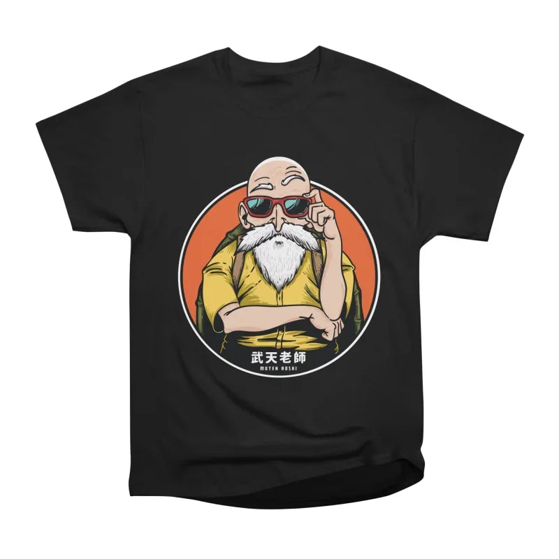 Dragon Ball Master Roshi Cotton Oversized T-Shirt Anime Streetwear Tee