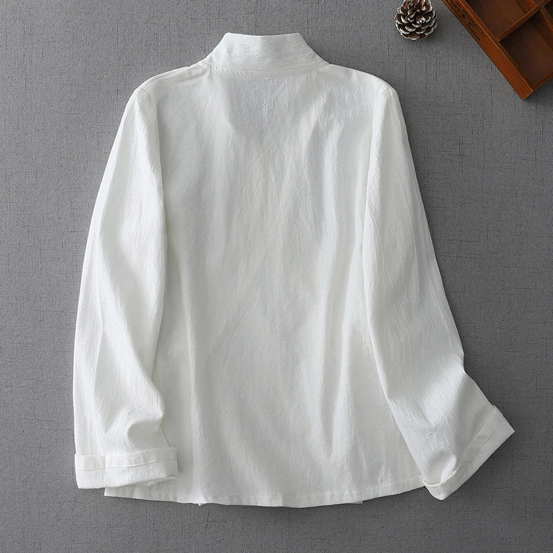 Women's Wrap Front Tie Fastening Kimono Style Shirt