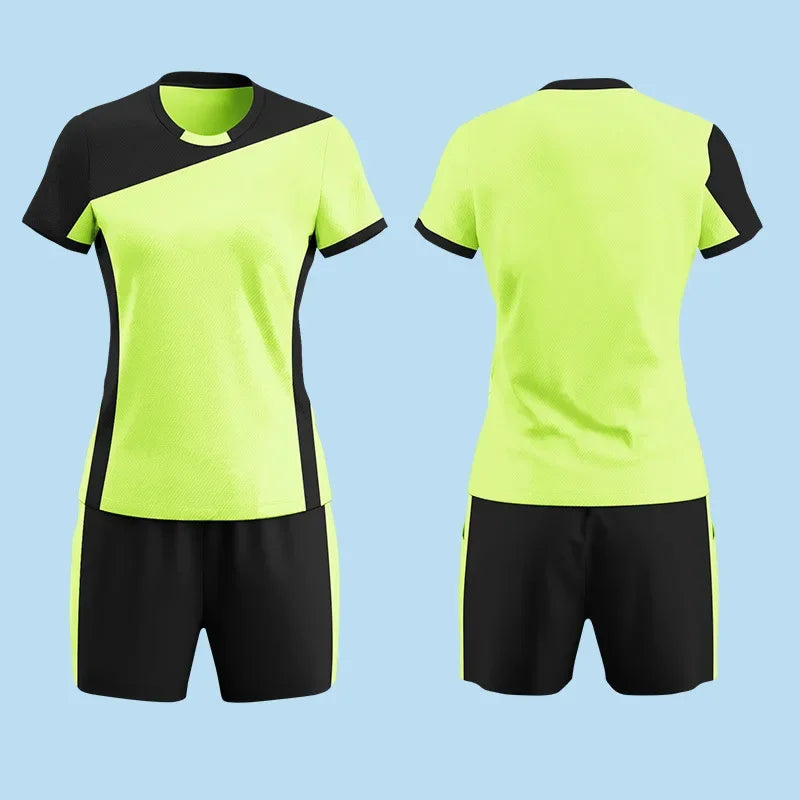 Volleyball Shirt And Shorts Two Piece Sports Clothing Set