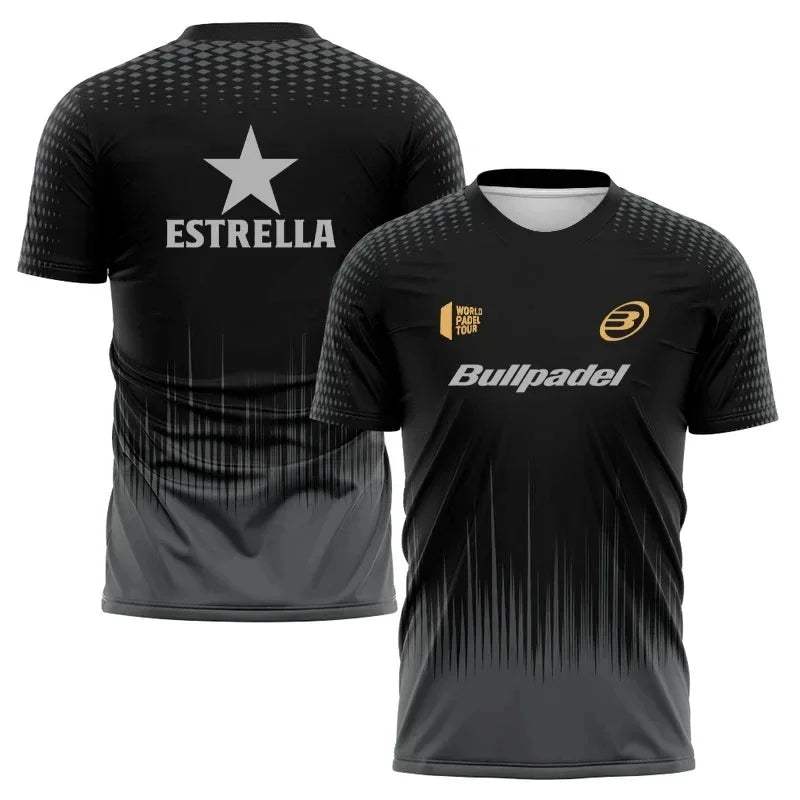 Padel Graphic Short Sleeve T-shirt For Sports Outfits