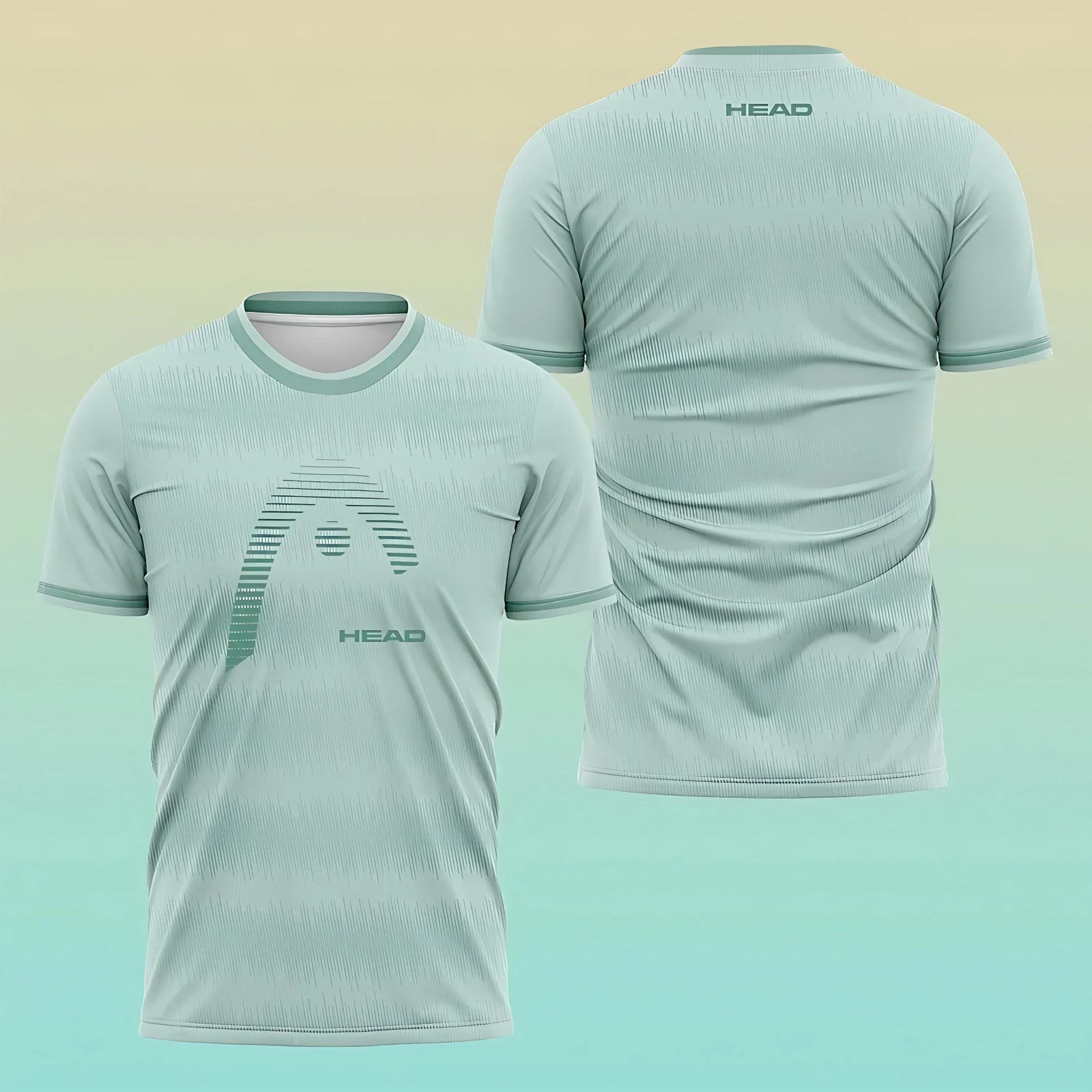 Tennis Graphic Short Sleeve Crew Neck Sports T Shirt