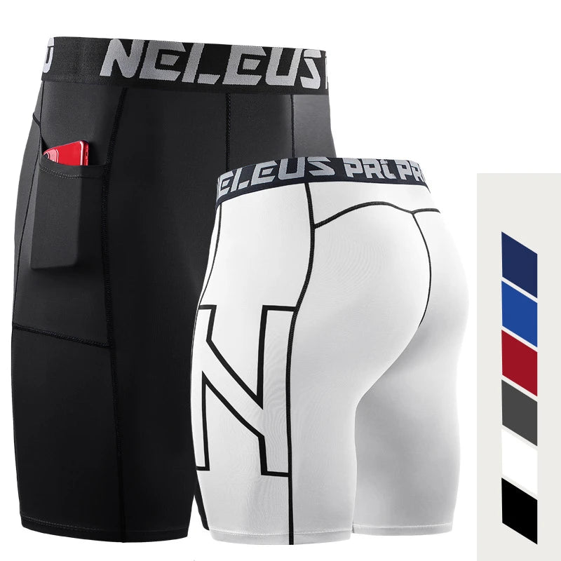 Men's Pocket Training Shorts for Gym and Running
