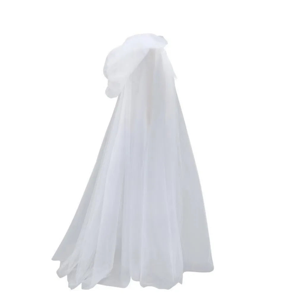 Sheer Long Oversized Hood Cape for Layering over Outfits