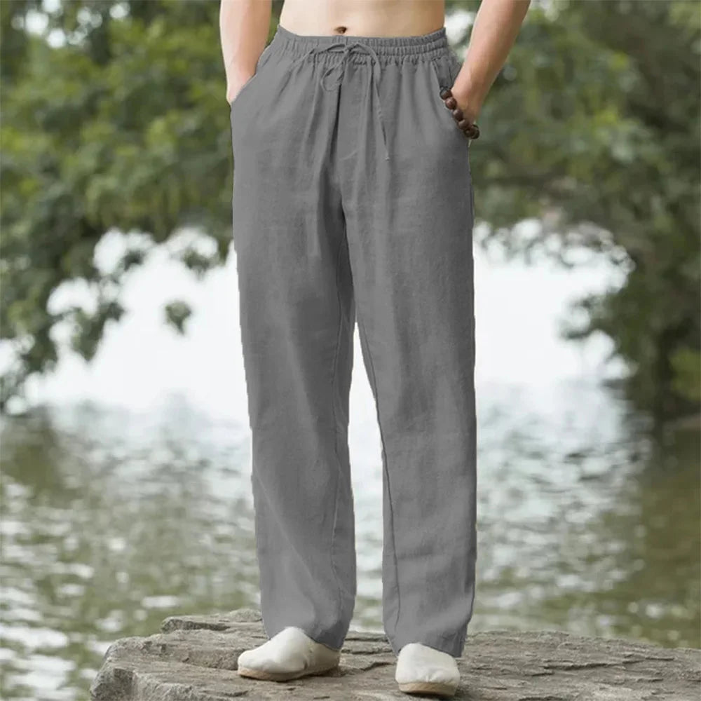 Men's Elastic Waist Casual Pants For Everyday Wear