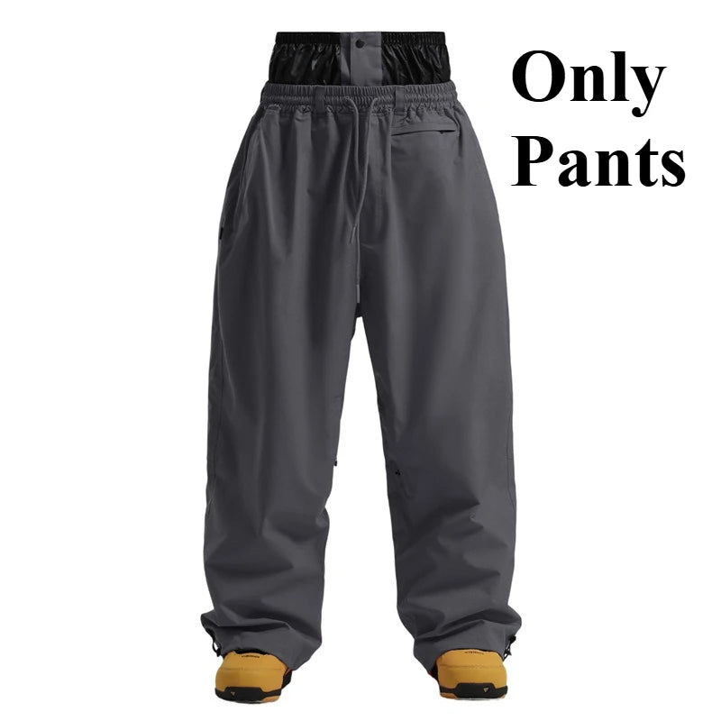 Full Length Loose Fit Ski and Snowboard Winter Pants