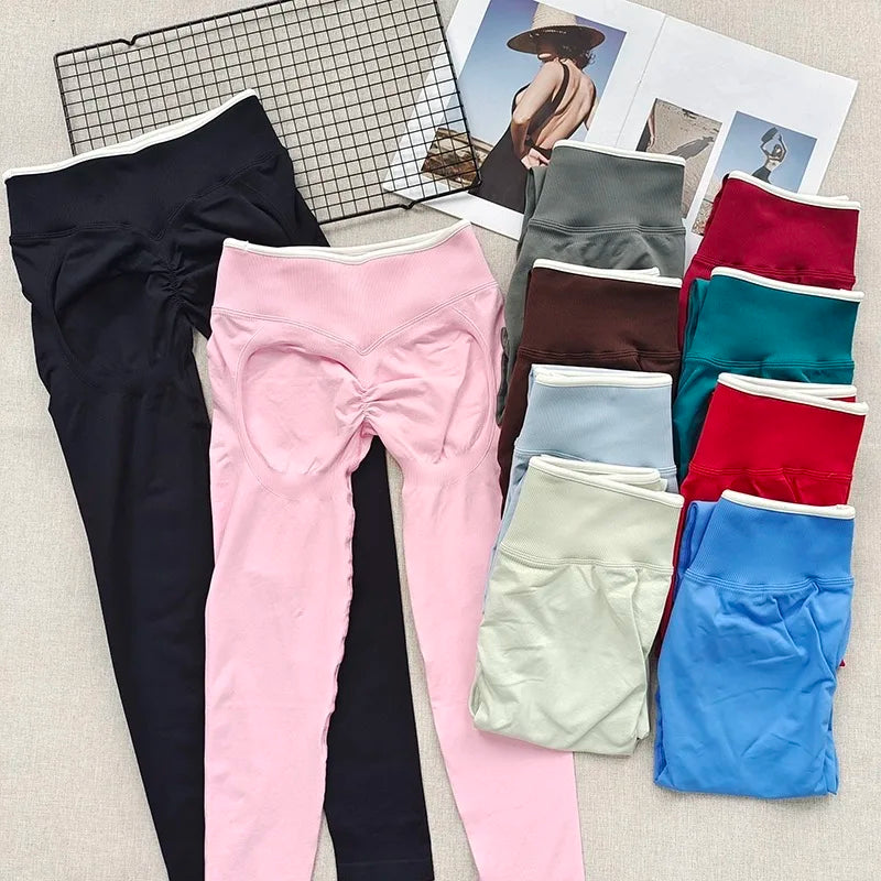 Women's Side Pocket Full Length Leggings For Workout Outfits