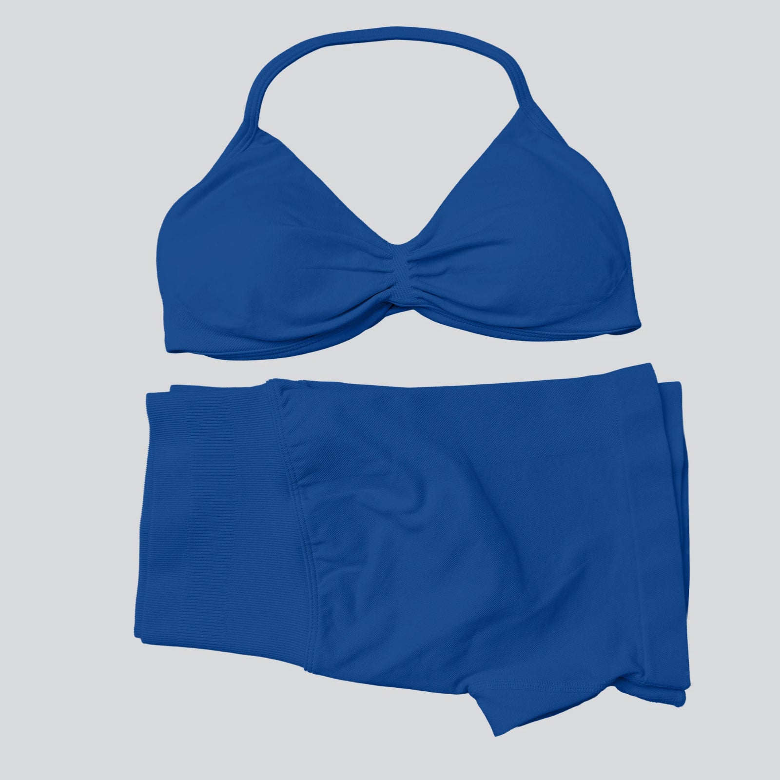 Women's Halter Bra And Variable Bottoms Yoga Set