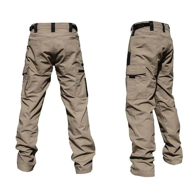 Men's Multi Pocket Zip Fly Casual Cargo Pants