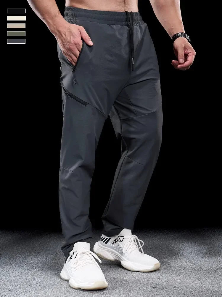 Full Length Drawstring Waist Casual Running Jogger Pants