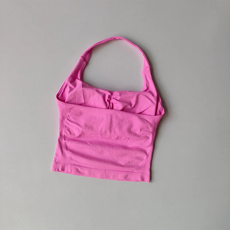 Women's Halter Neck Longline Tank Top