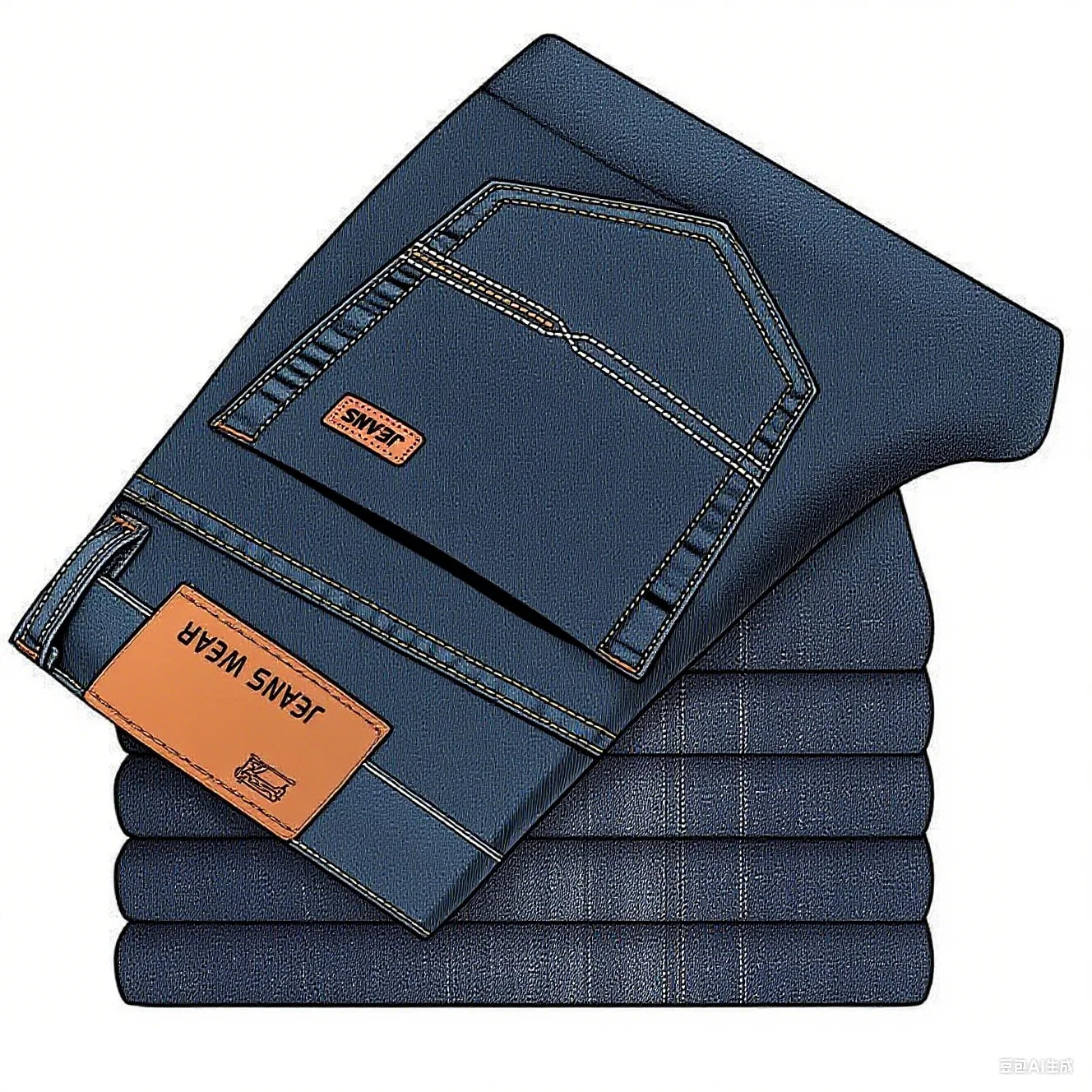 Men's Slim Fit Denim Jeans for Casual Everyday Wear