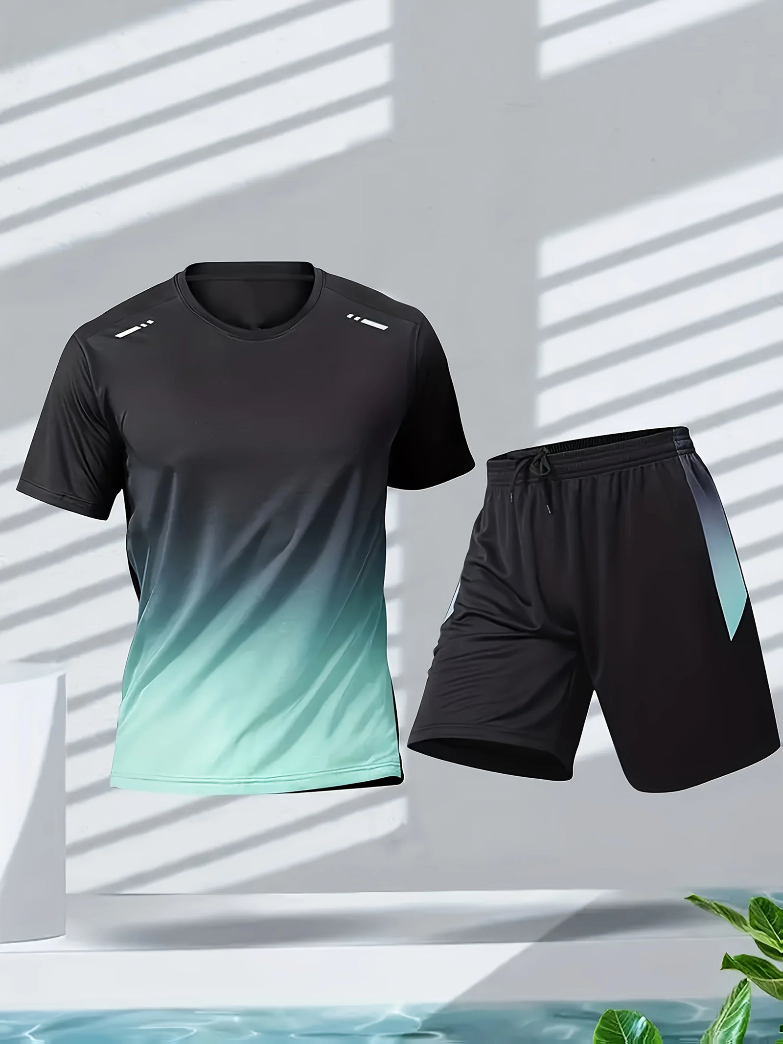 Coordinated Sports Top and Bottom Clothing Set with Style Options