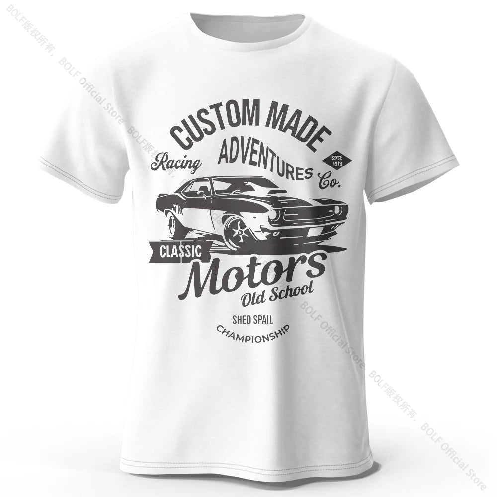 Men's Motors Graphic Cotton Short-Sleeve T-Shirt