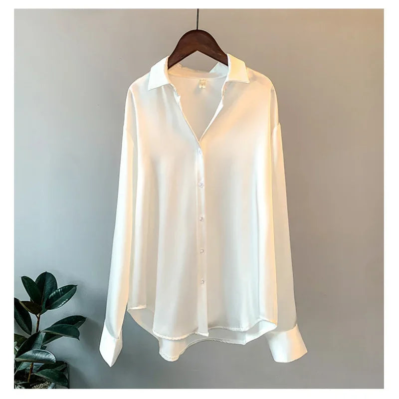 Women's Collared Long Sleeve Shirt
