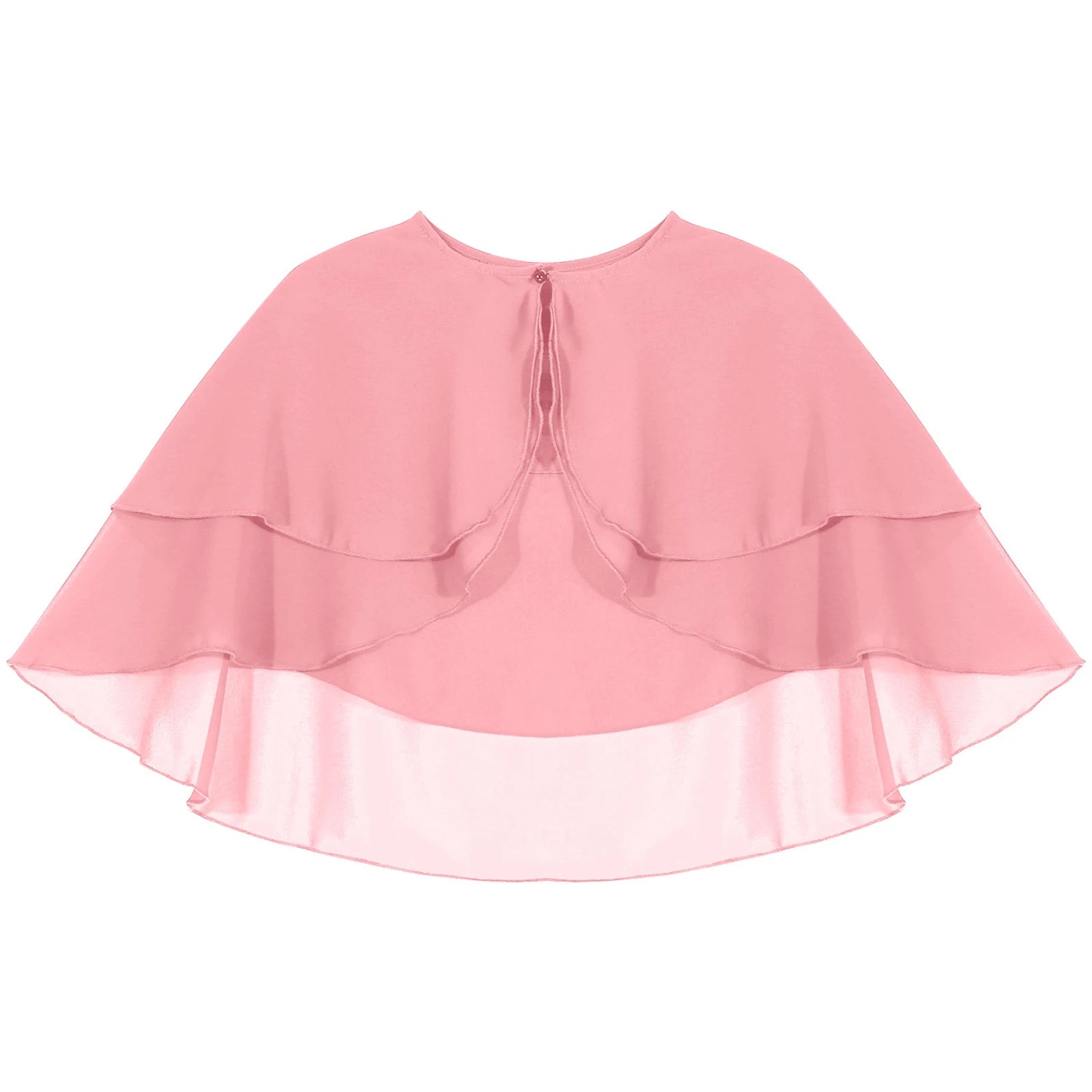 Layered Chiffon Capelet for Layering over Dresses and Tops