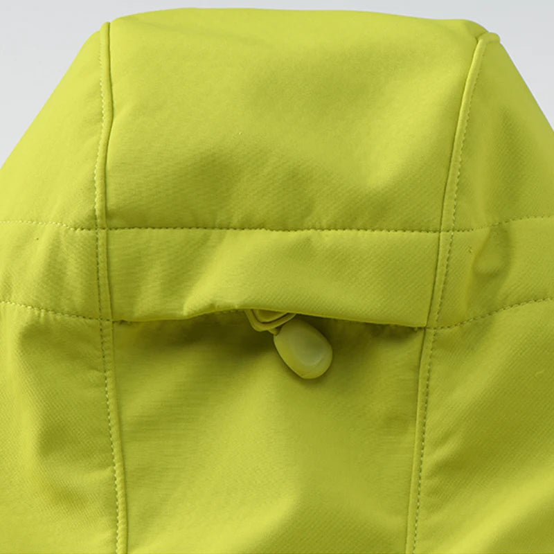 Hooded Long Sleeve Full Zip Outdoor Hiking Jacket with Pockets