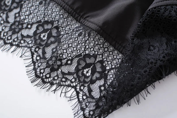 Women Turn Down Collar Crocheted Lace Single Breasted Cardigan Mid Length A Line Velvet Ruffled Sleeveless Jackets