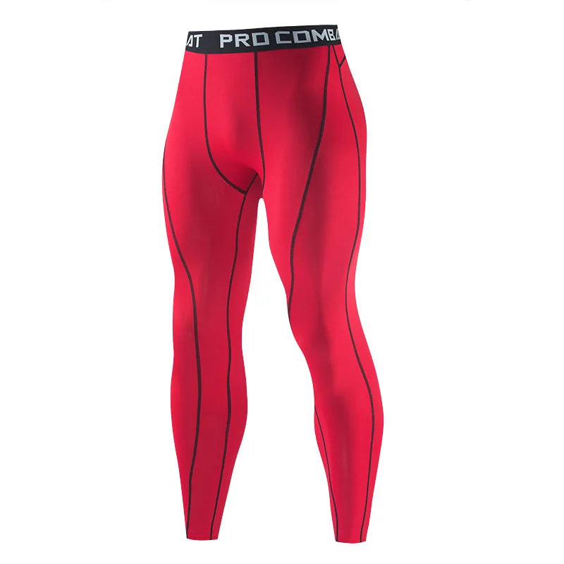 Men's Fitted Training Leggings for Gym and Running
