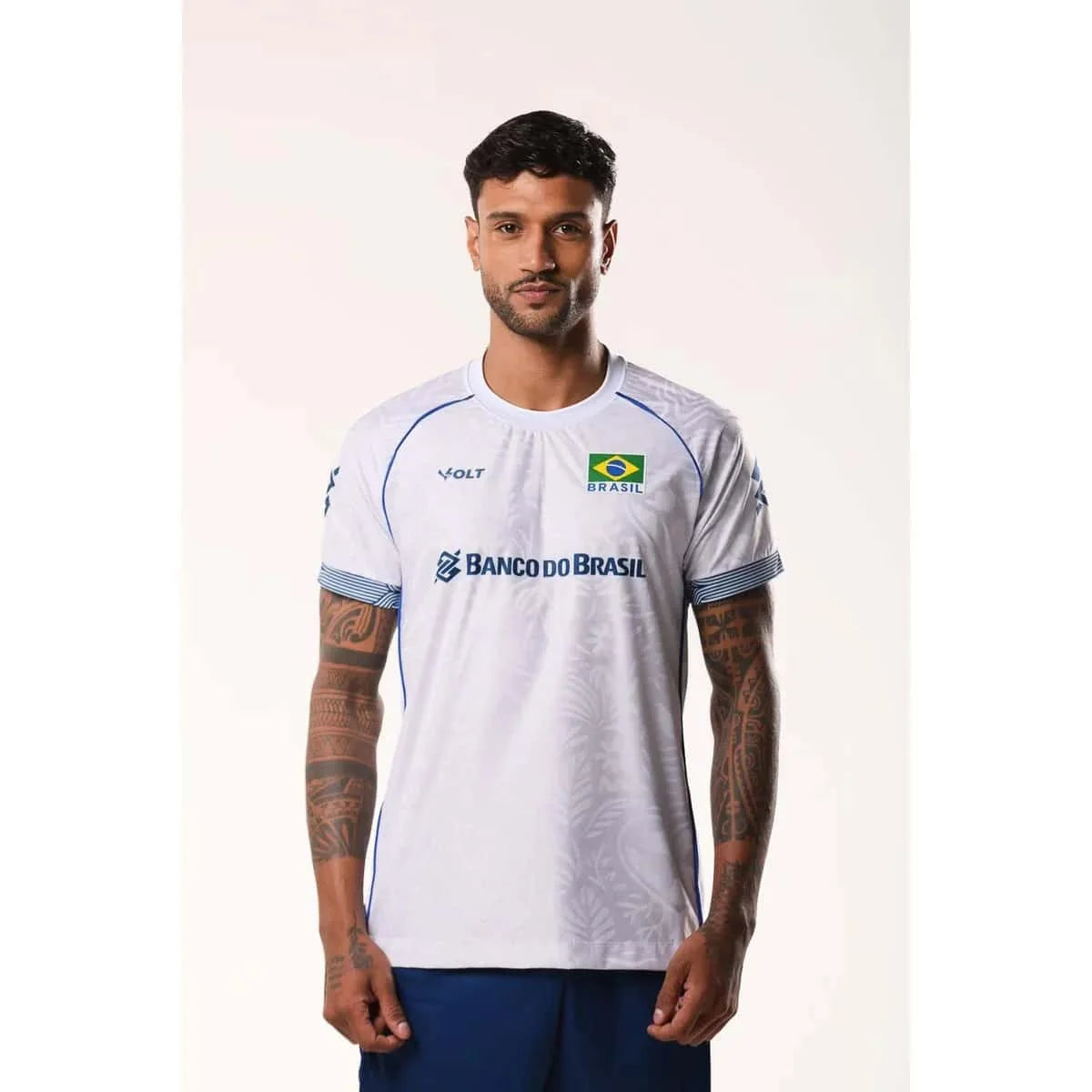 Brazil Volleyball Graphic Short Sleeve Jersey For Sports Outfits