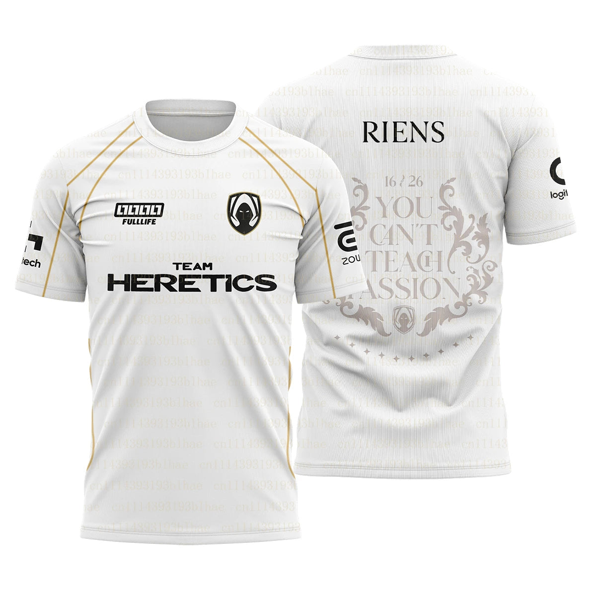 Esports Graphic Short Sleeve Crew Neck Sports T Shirt