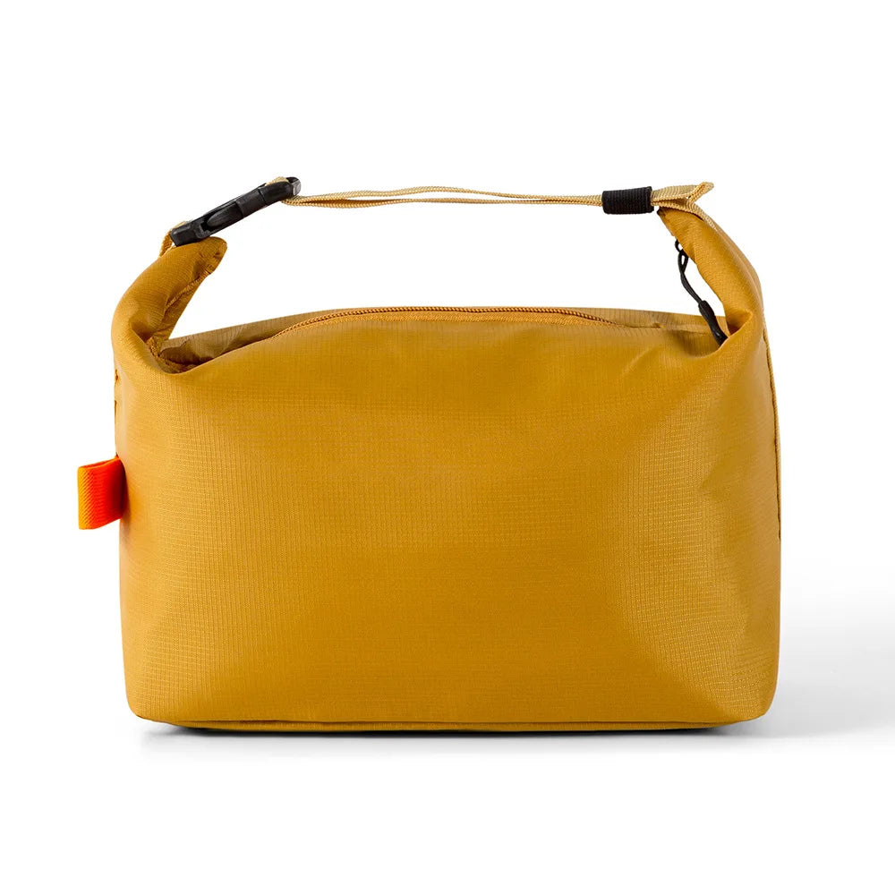 Solid Zippered Lunch Tote Bag with Adjustable Carry Handle
