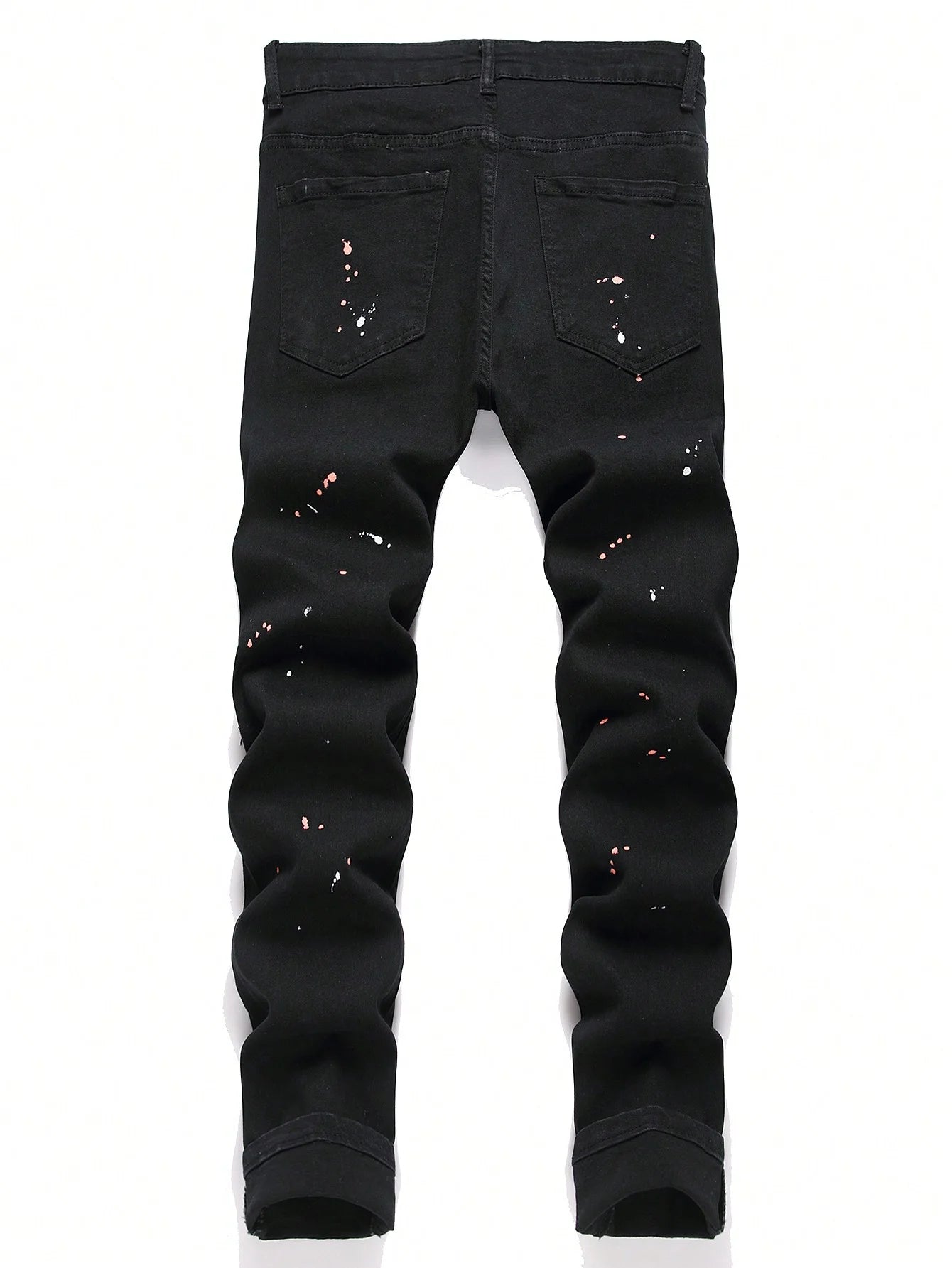 Men's Distressed Slim Fit Denim Jeans for Casual Everyday Wear