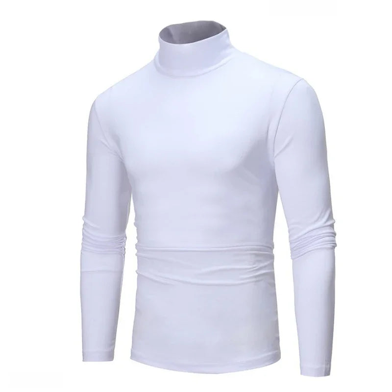 Men's Fitted Turtleneck Long Sleeve Sweater