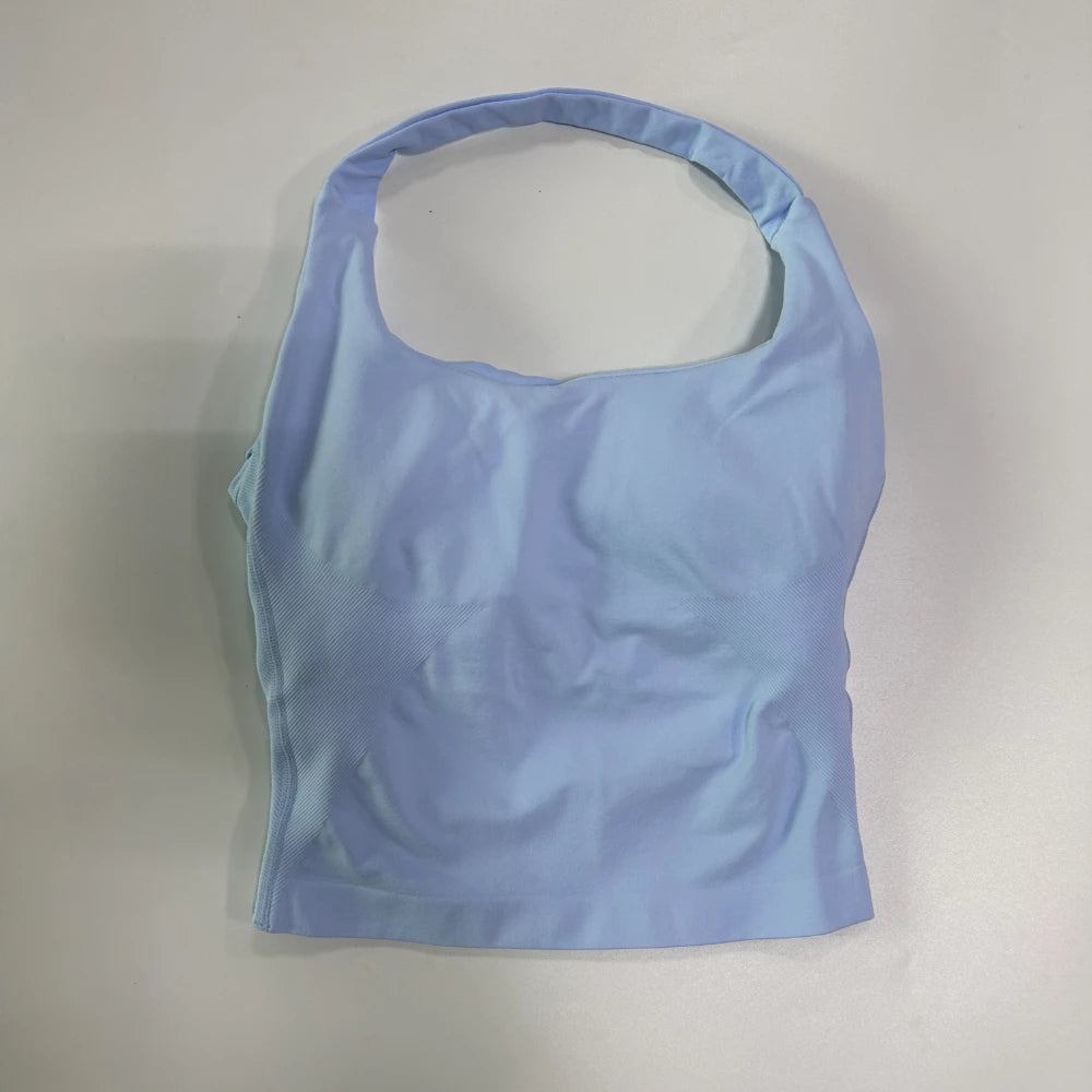 Women's Halter Neck Longline Tank Top