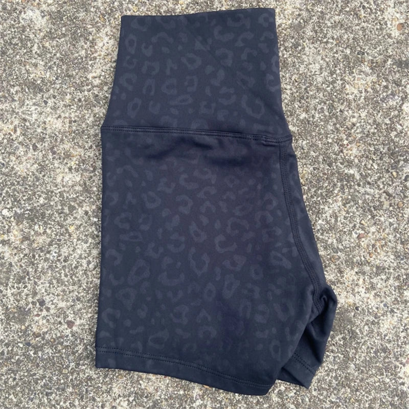 Women's High Waist Nylon Blend Biker Shorts with Colour Options