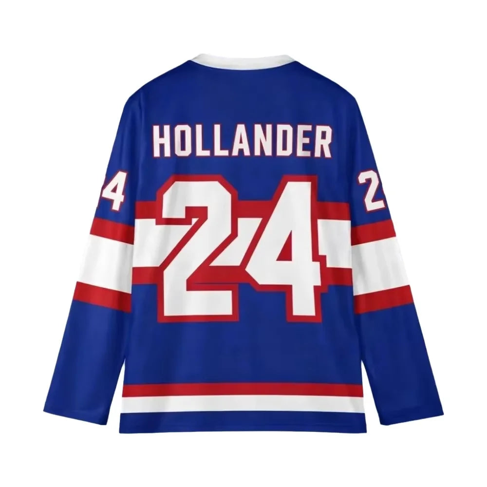 Rivalry Player Number Graphic Long Sleeve Jersey For Sports Outfits